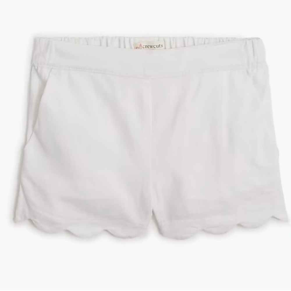 Crewcuts scallop-hem pull-on short